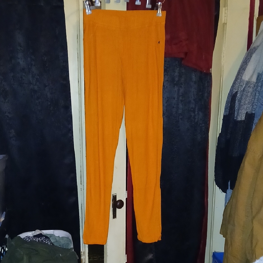 Source Unknown Orange Leggings